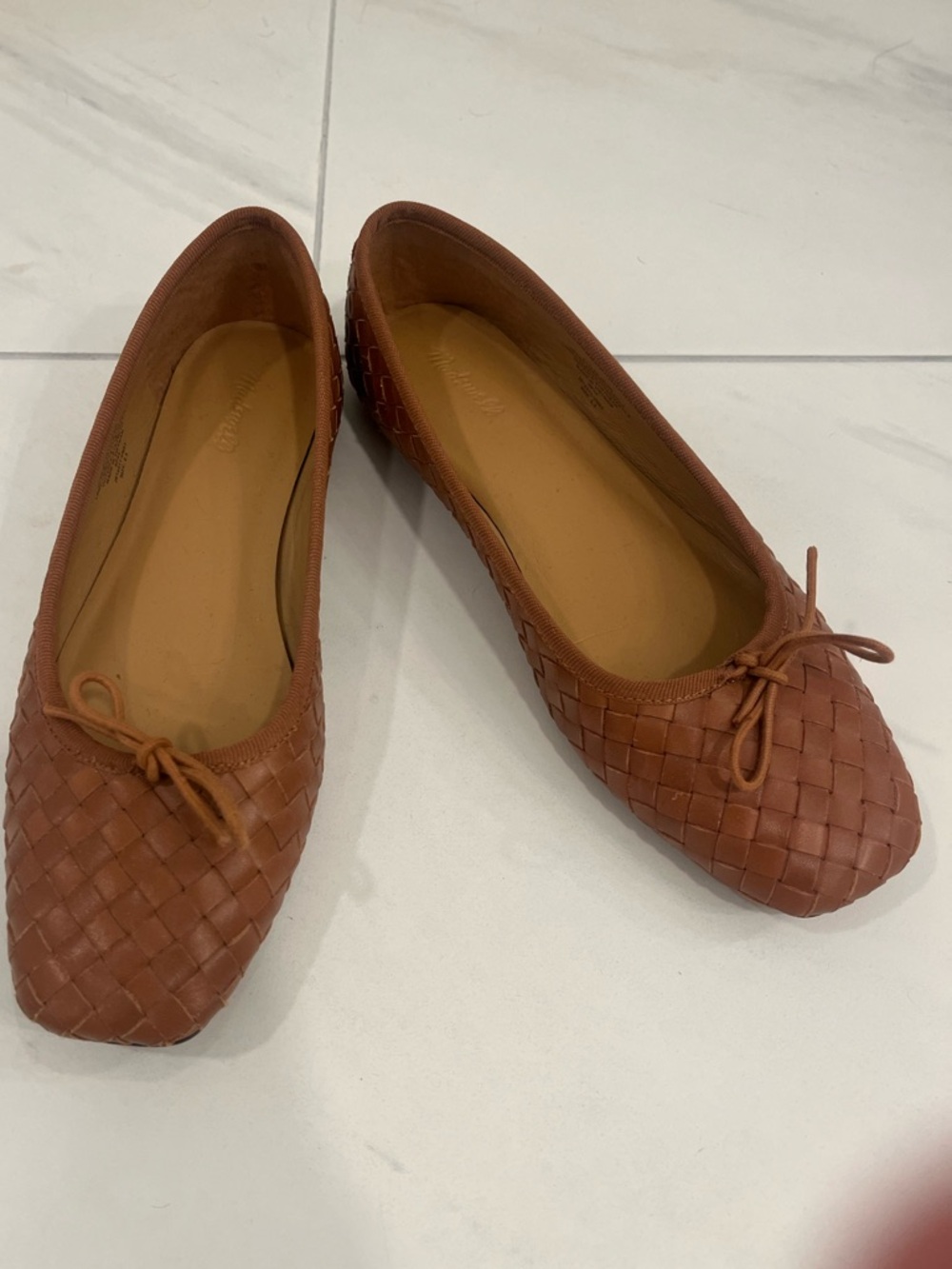 Madewell Anelise Woven Ballet Flats - Tan 6.5